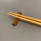 Keramik spisepindeholder - brun trekant