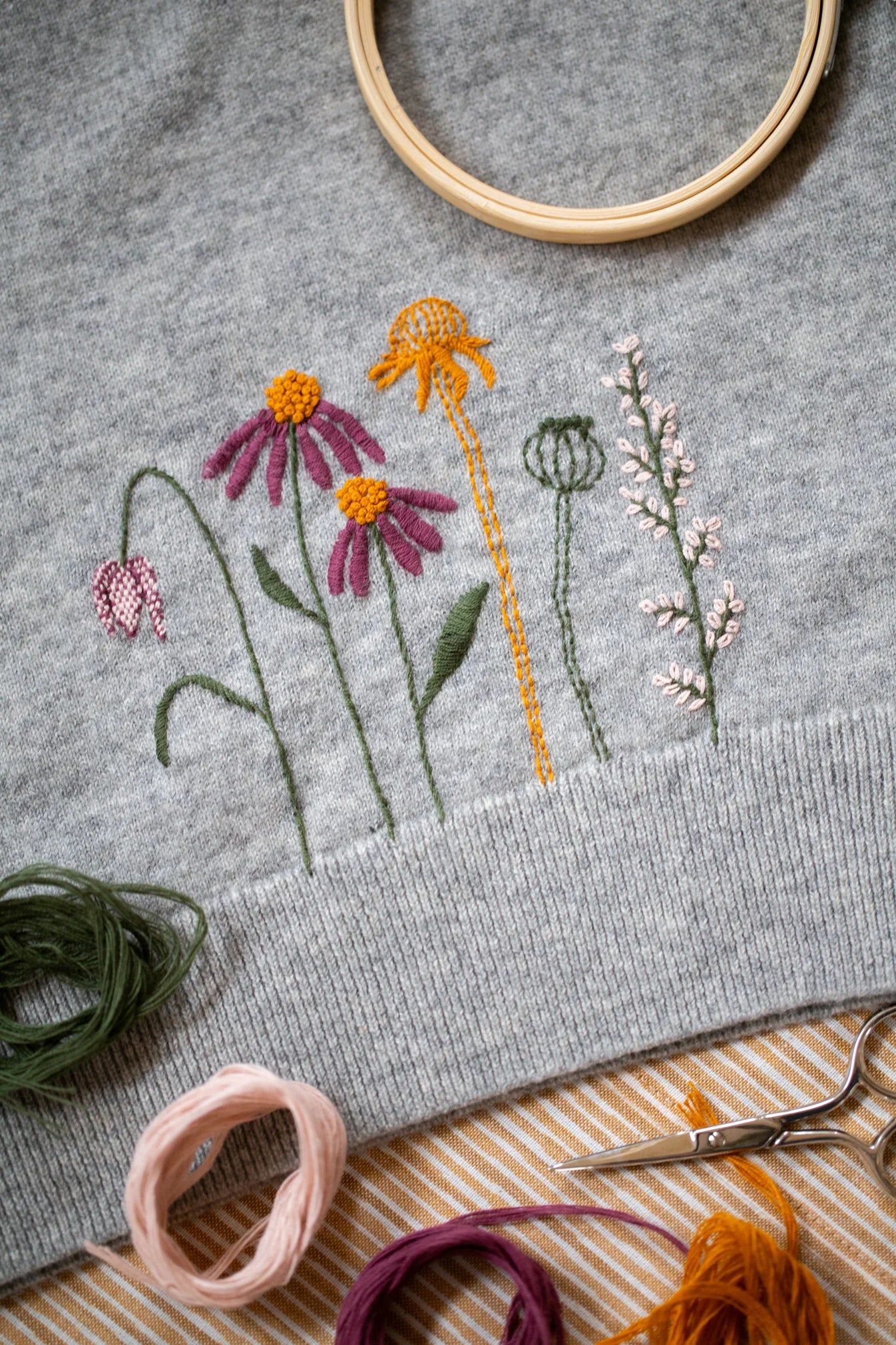 Broderikit Efter flor