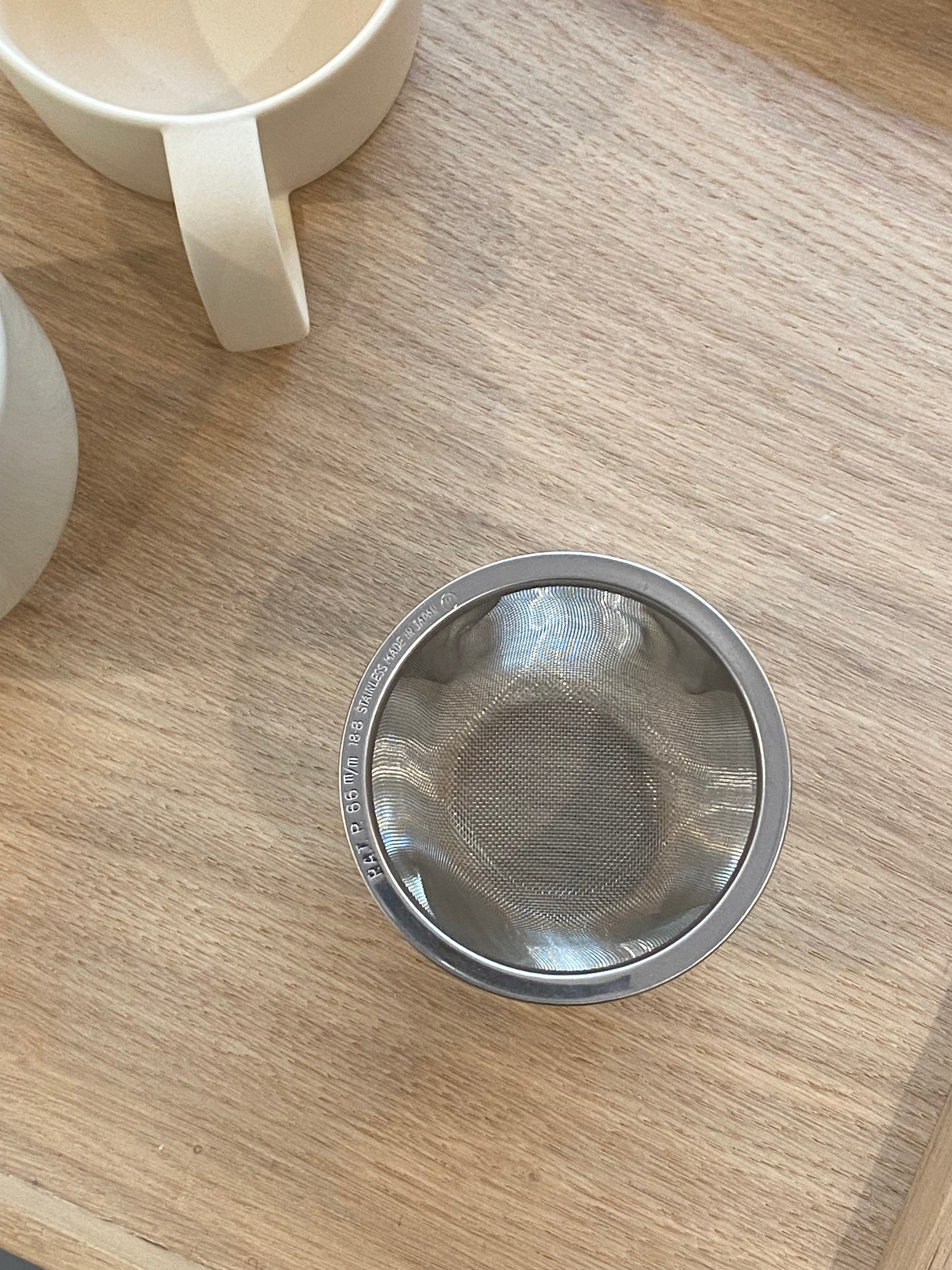 Tea filter in stainless steel