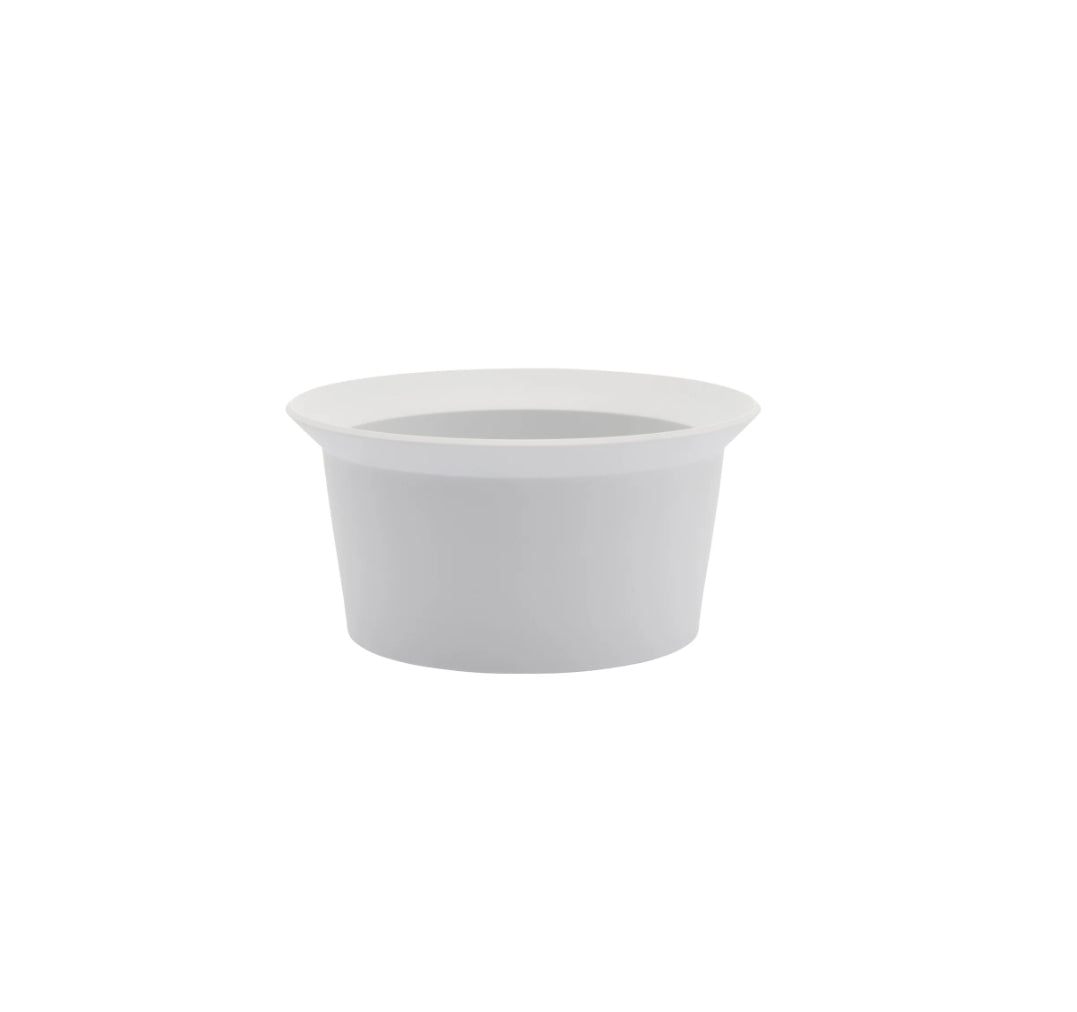 Arita: TY Round Bowl 120 unglazed grey