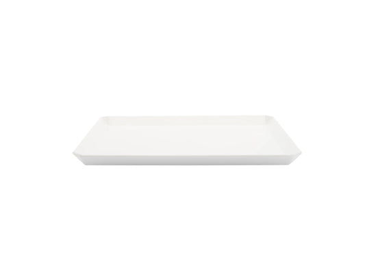 Arita: TY Square Plate 235 glazed white