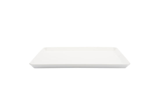 Arita: TY Square Plate 270 glazed white