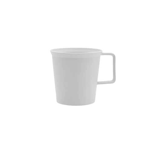 TY Mug Handle unglazed grey