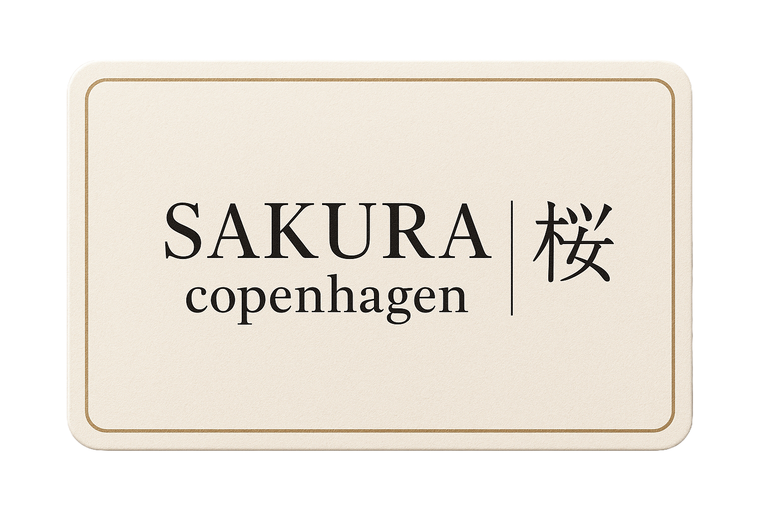 Sakura Copenhagen Gavekort / giftcard