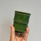 Bambuskop med grøn glasur
