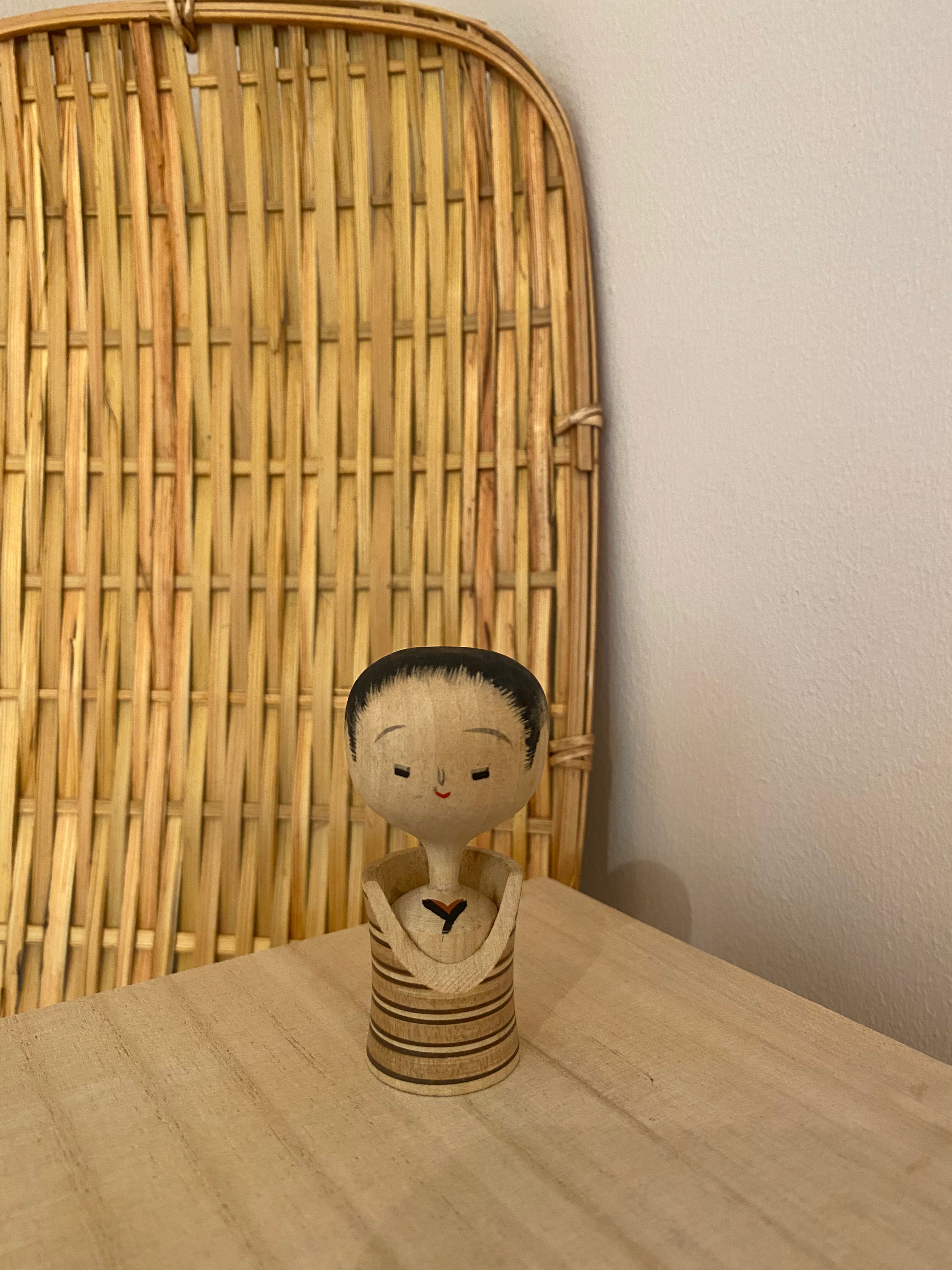 Unique Japanese mini kokeshi