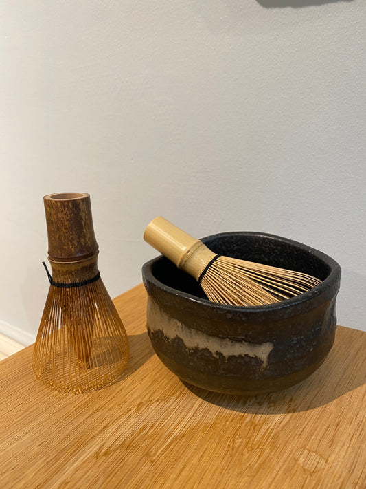 Matcha piskeris - mørk bambus