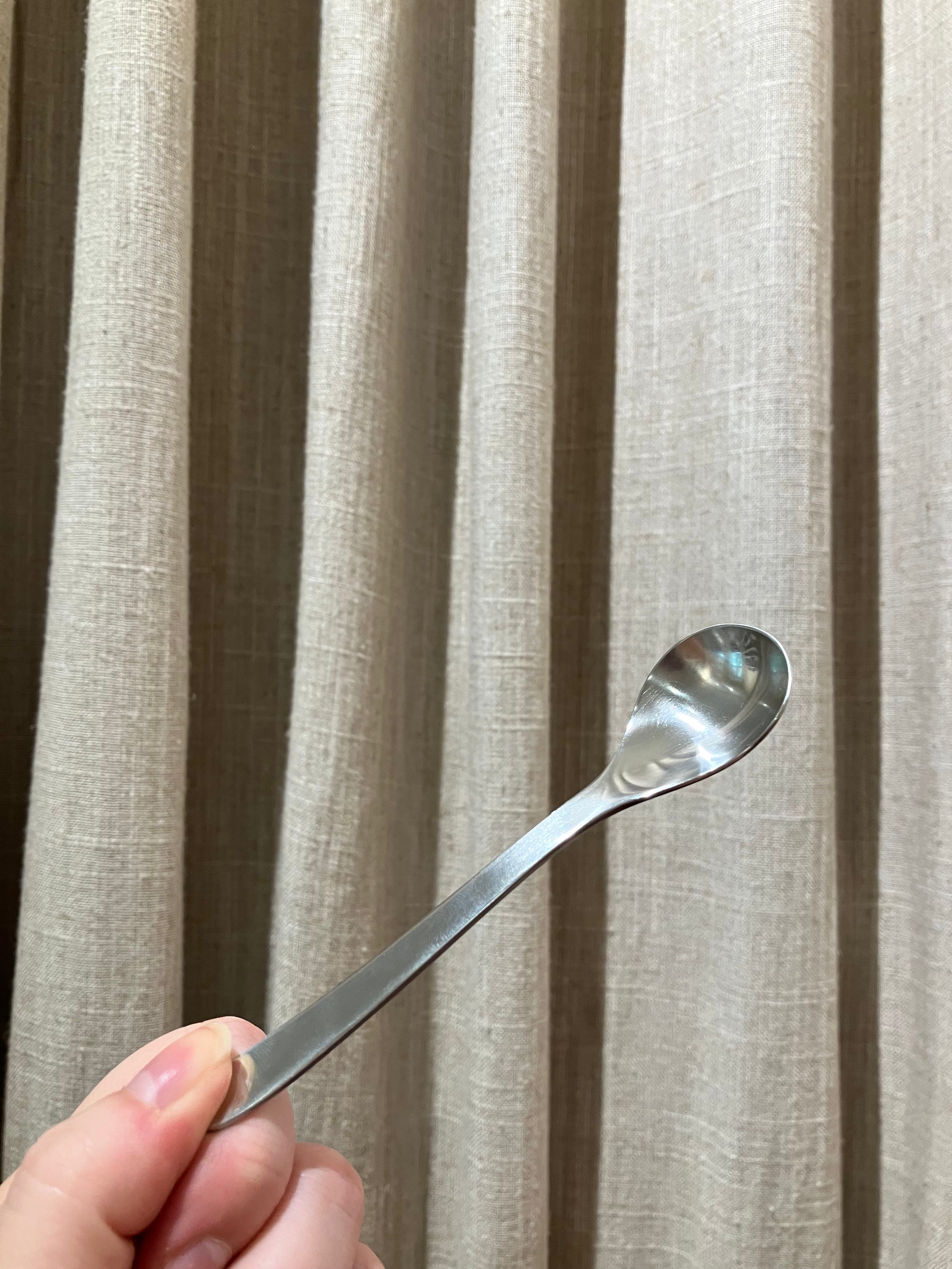 Small steel spoon