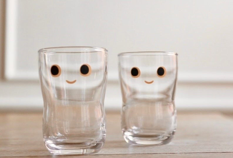 Japanese glasses with eyes