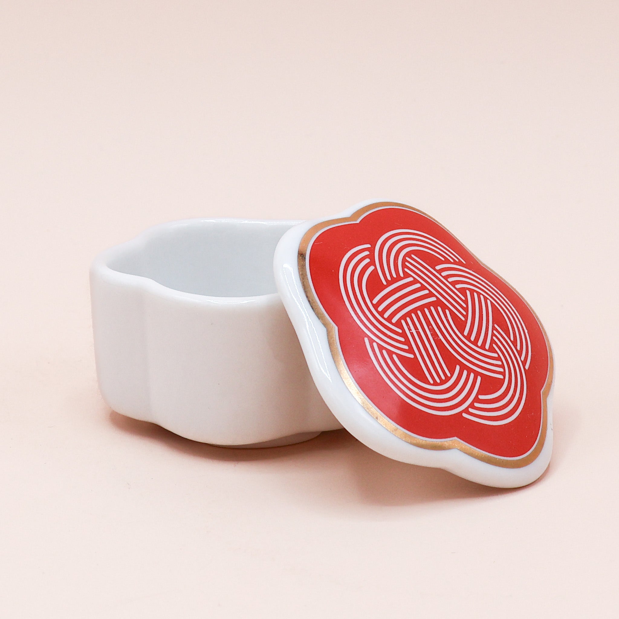 Jar with lid - Red knot