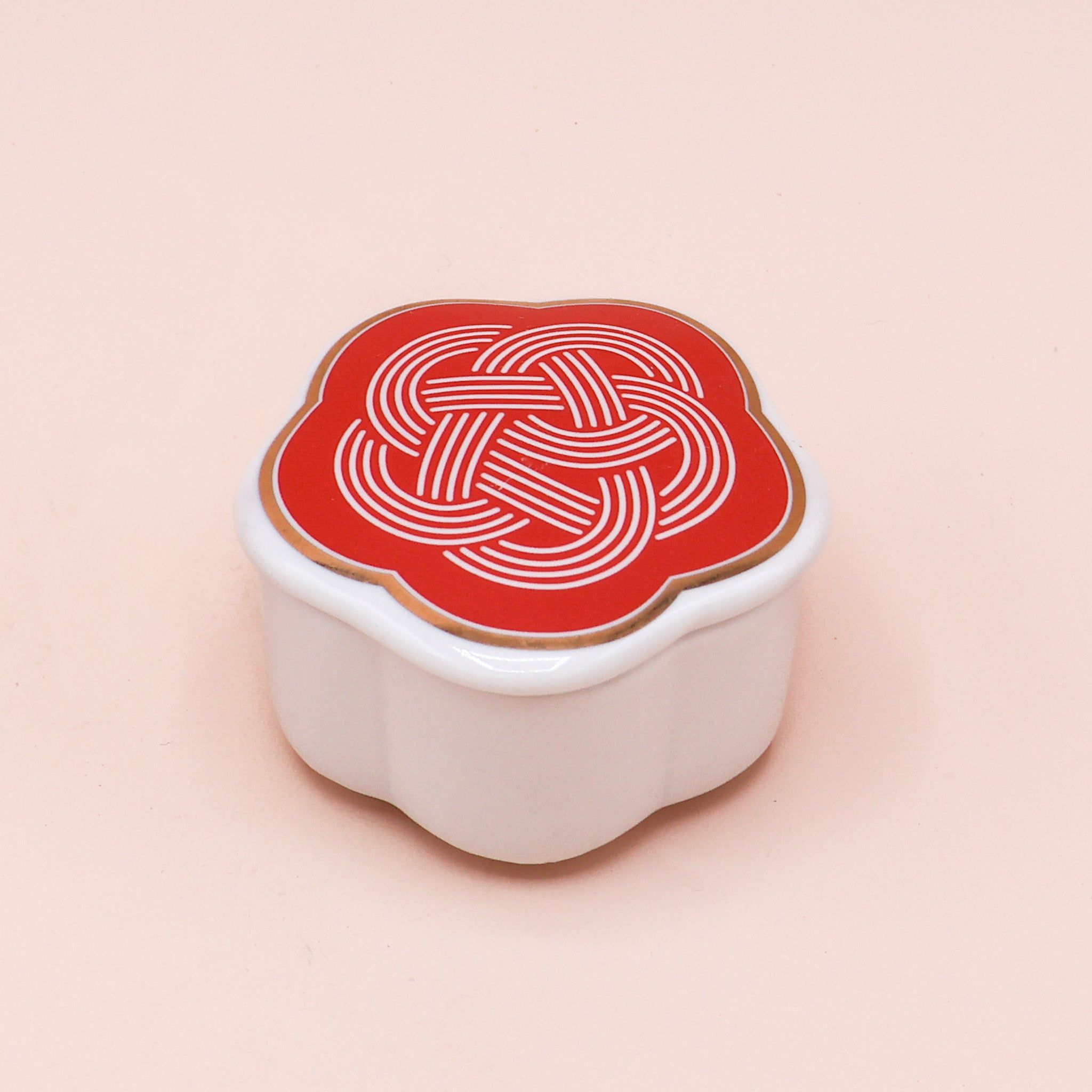 Jar with lid - Red knot