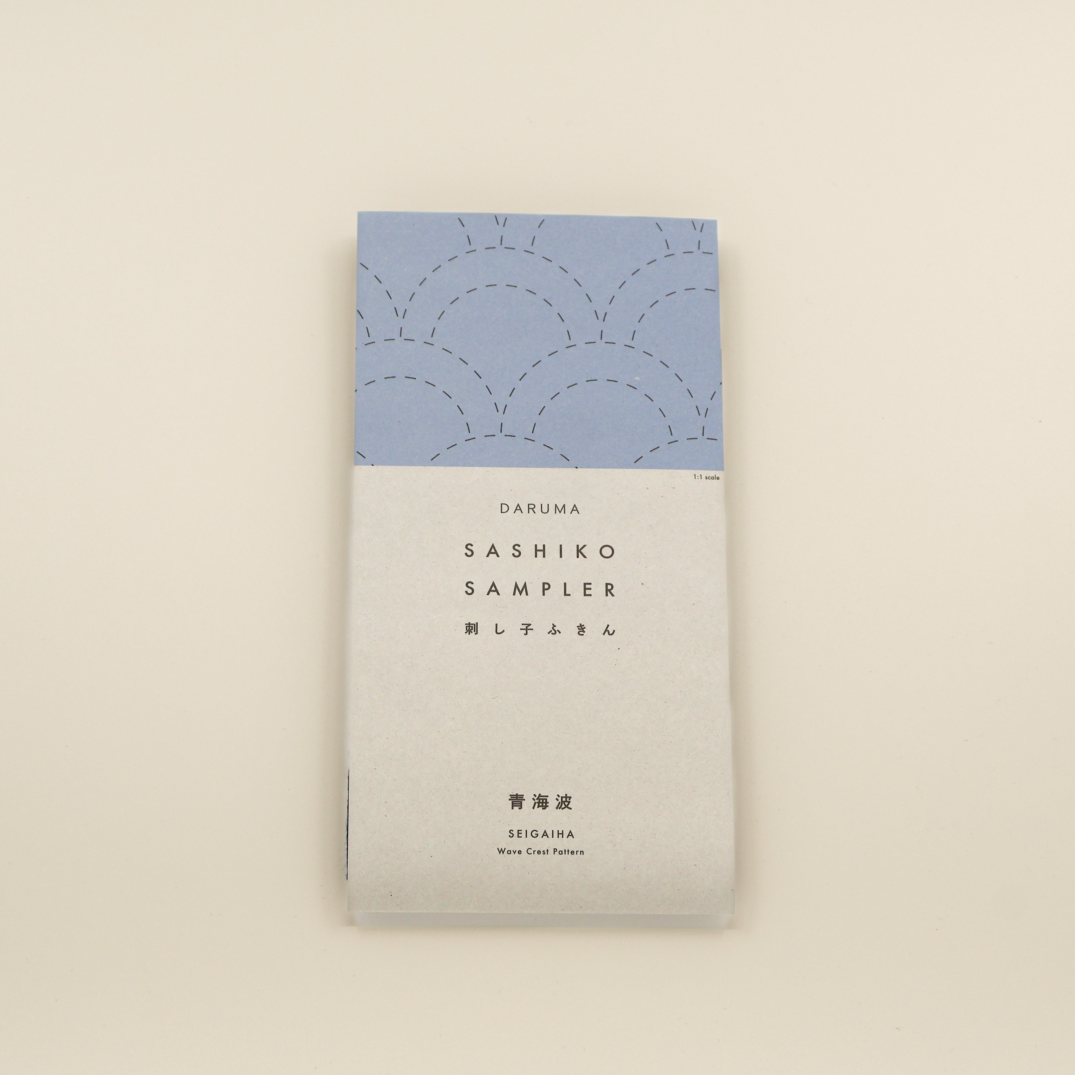 Sashiko Sampler fra Daruma - Seigaiha