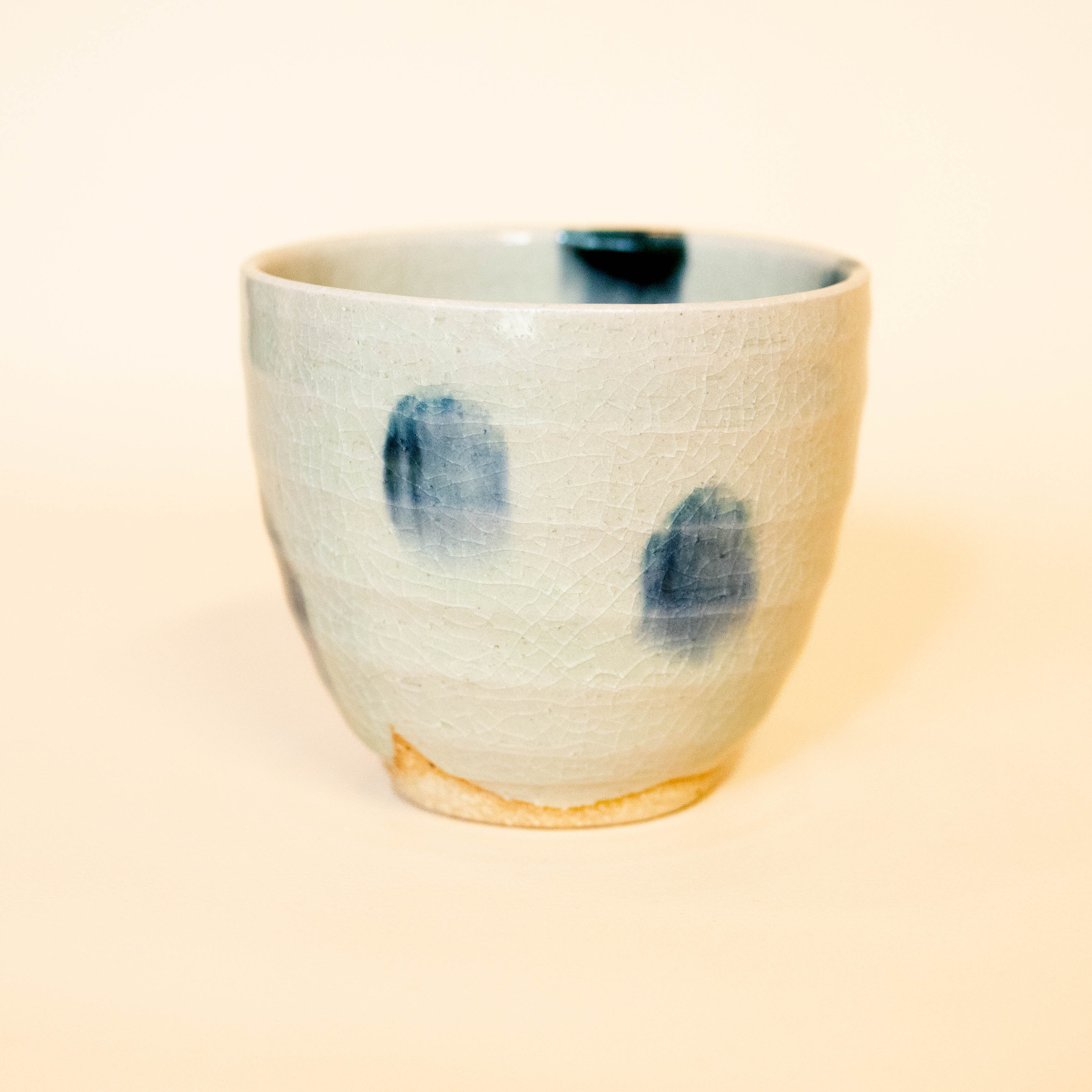 Japansk kop med blå pletter