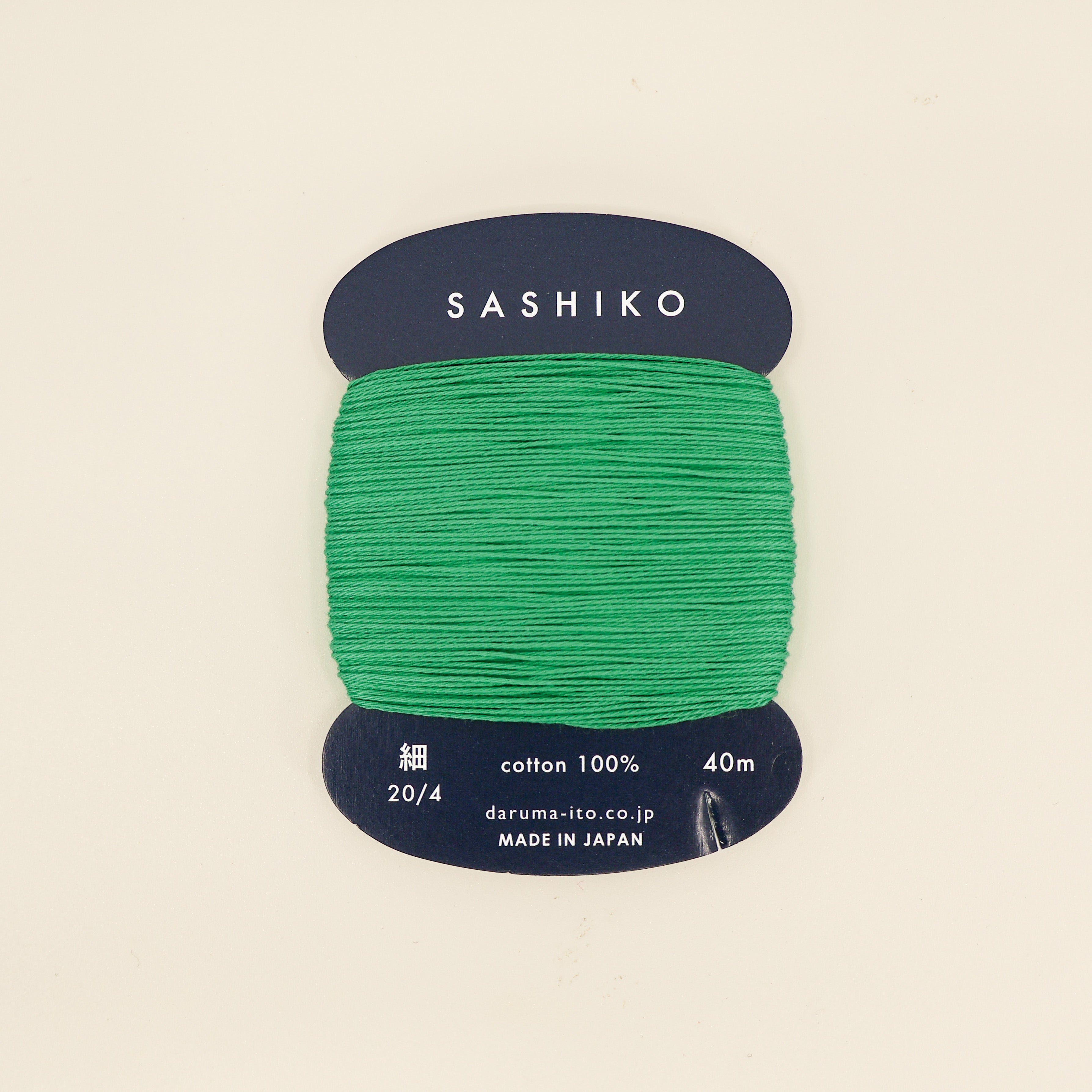 Sashiko tråd fra Daruma - Turkisgrøn / 207