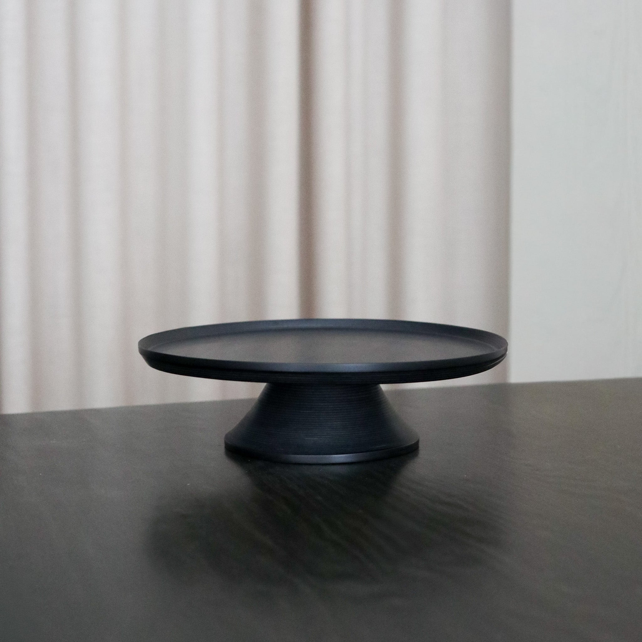 Handmade cake stand - black