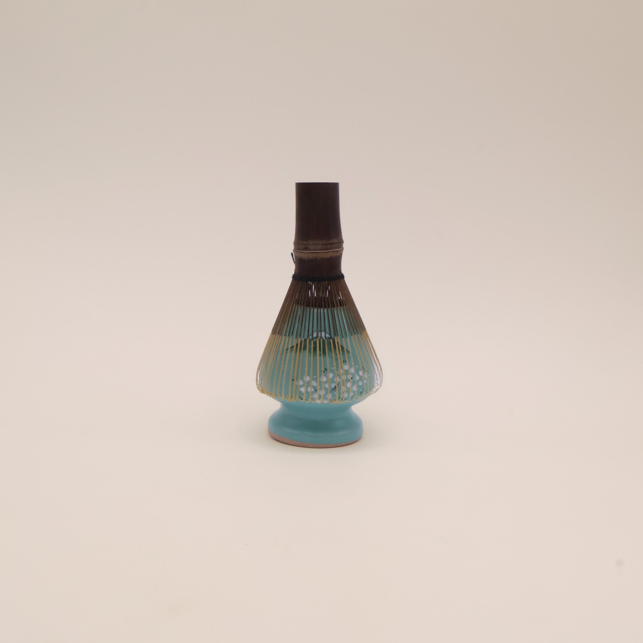 Matcha whisk holders with hand-painted motifs / Chasen Naoshi (several