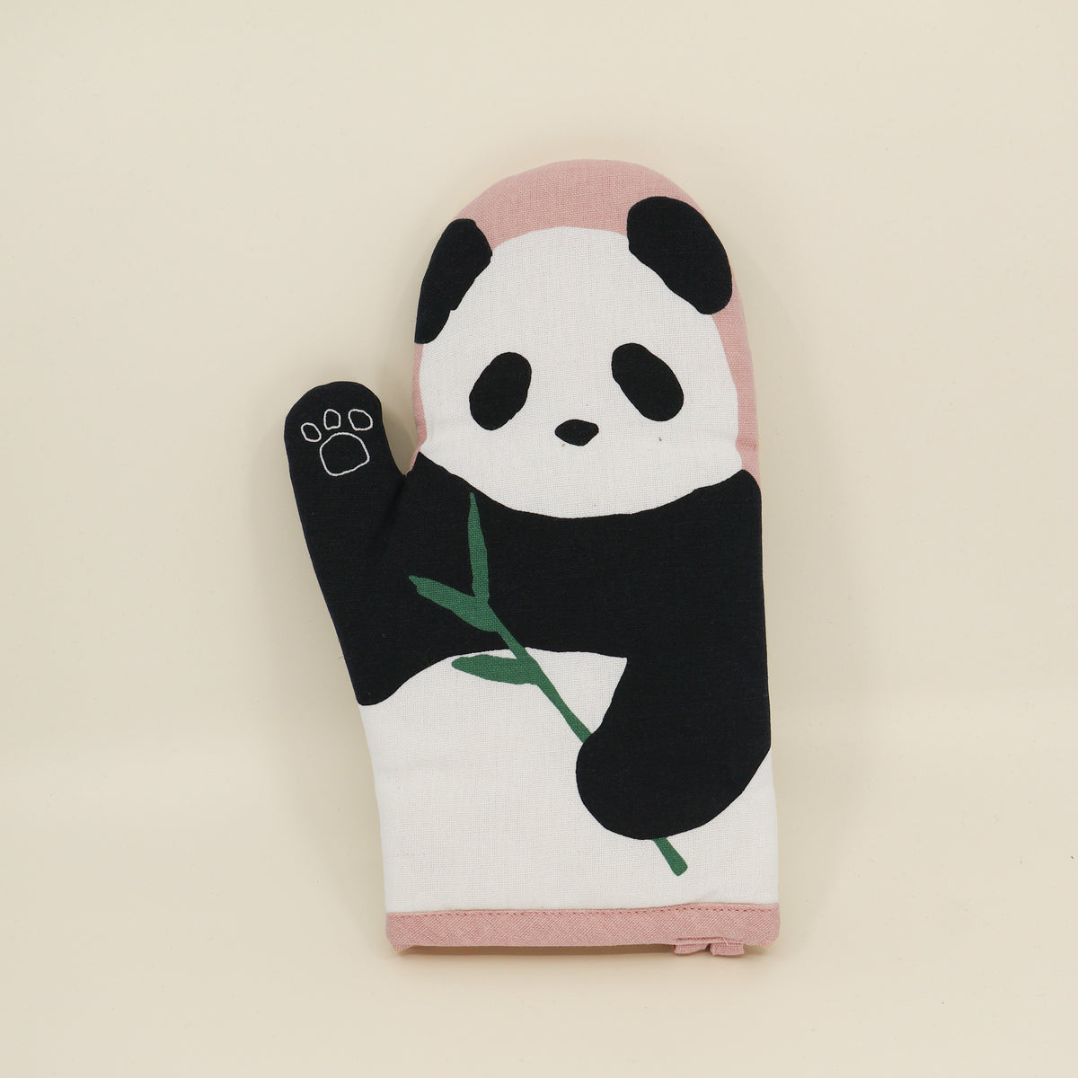 Grillhandske med Panda