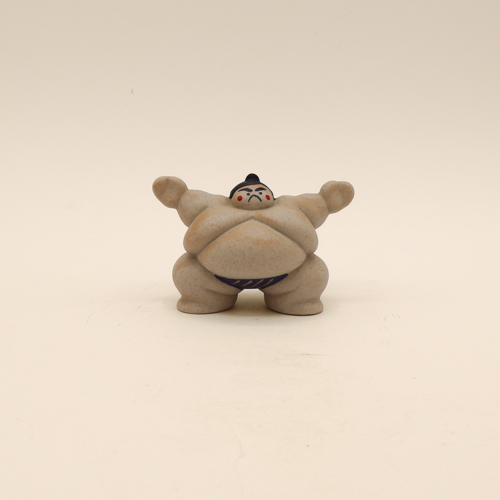 Sumo wrestler figure