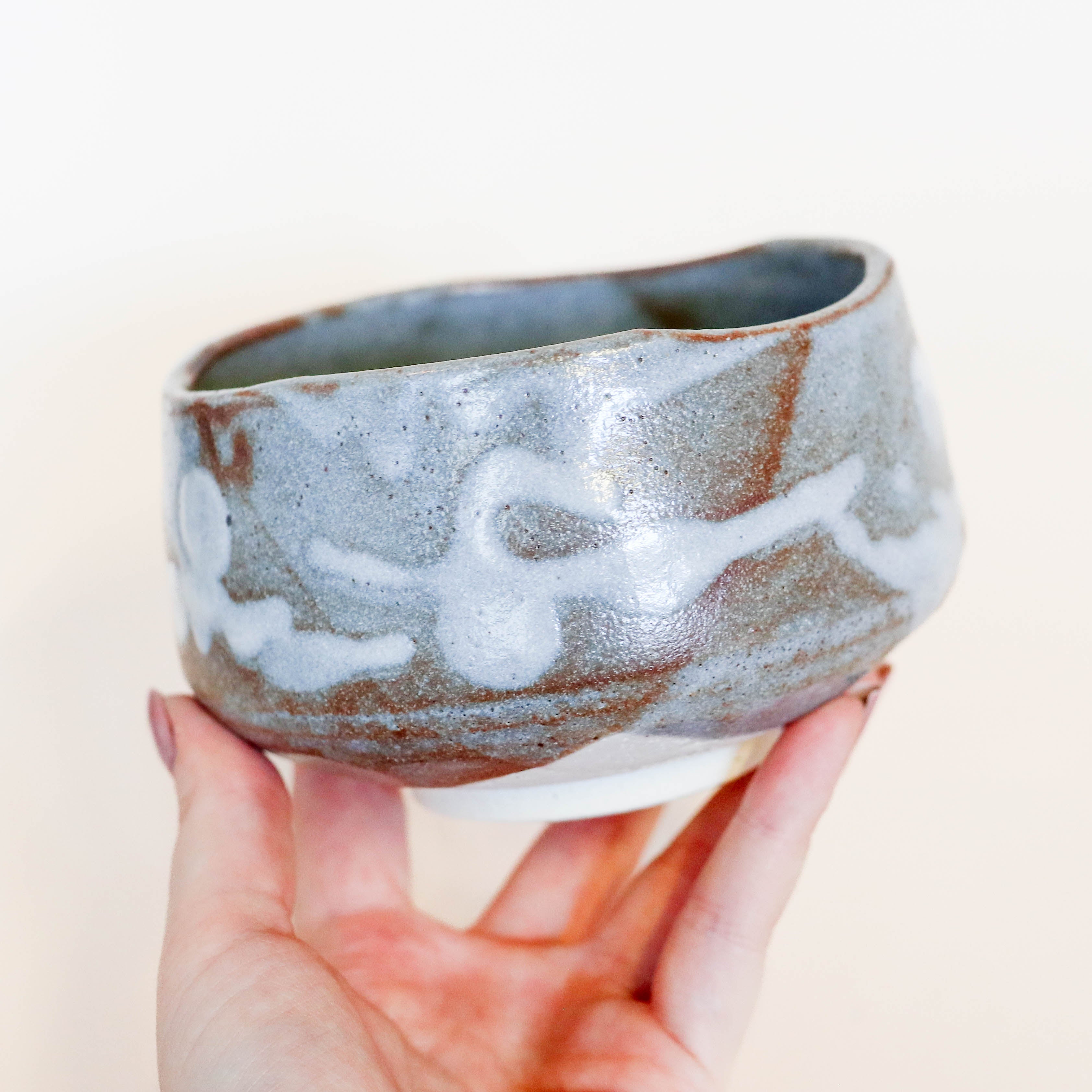 (Missing SKU) Matcha cup - Gray and brown
