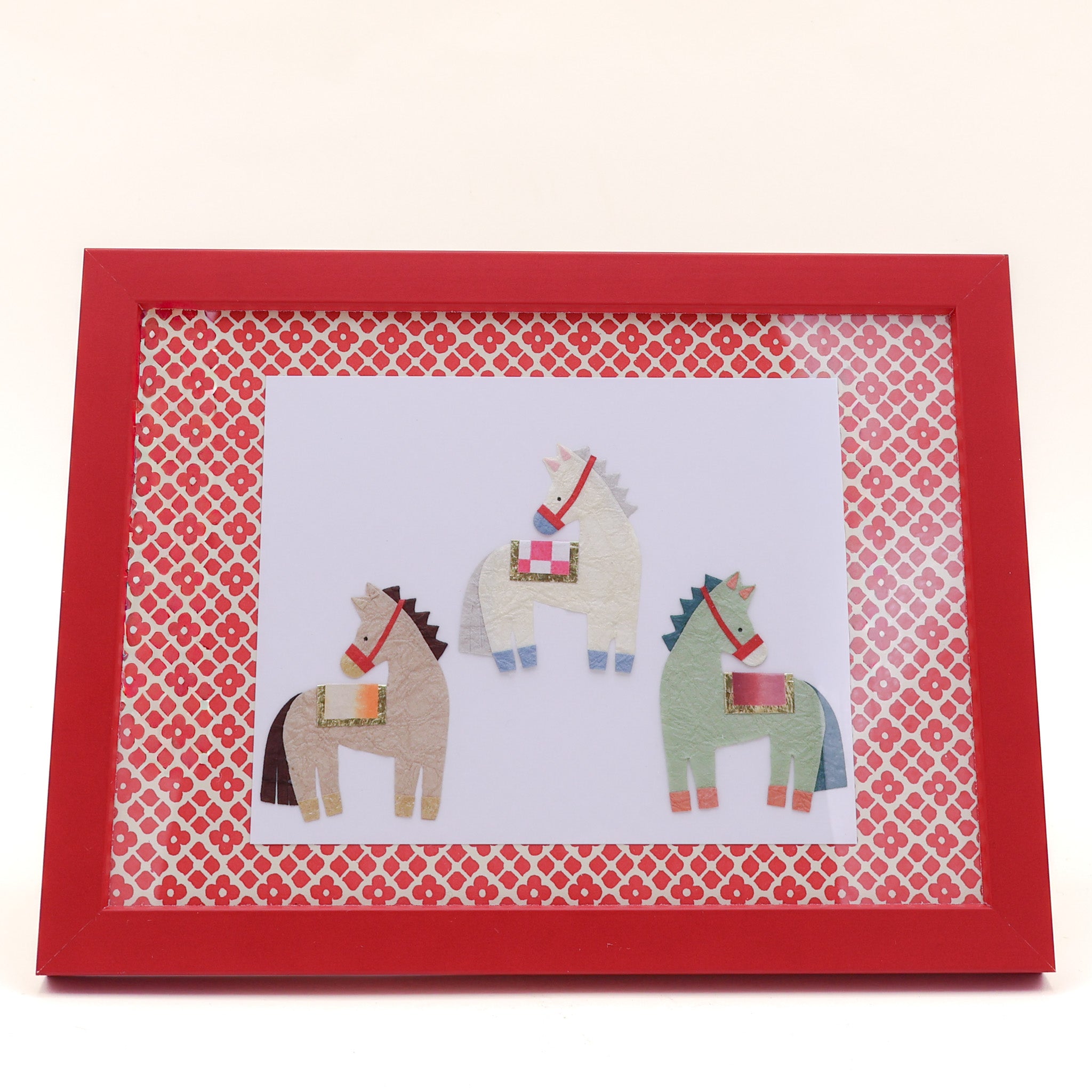 Unique horse picture - blue