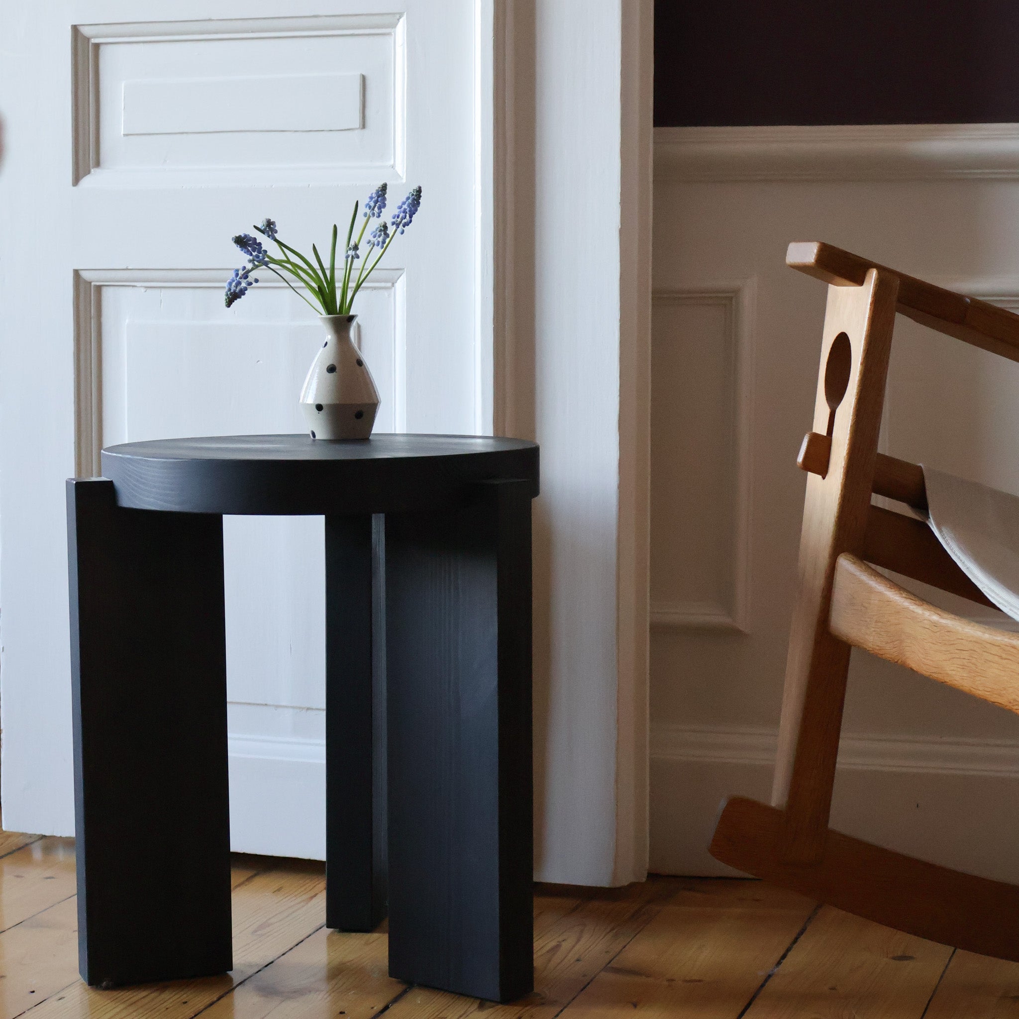 Vaarnii - 001 Stool Black