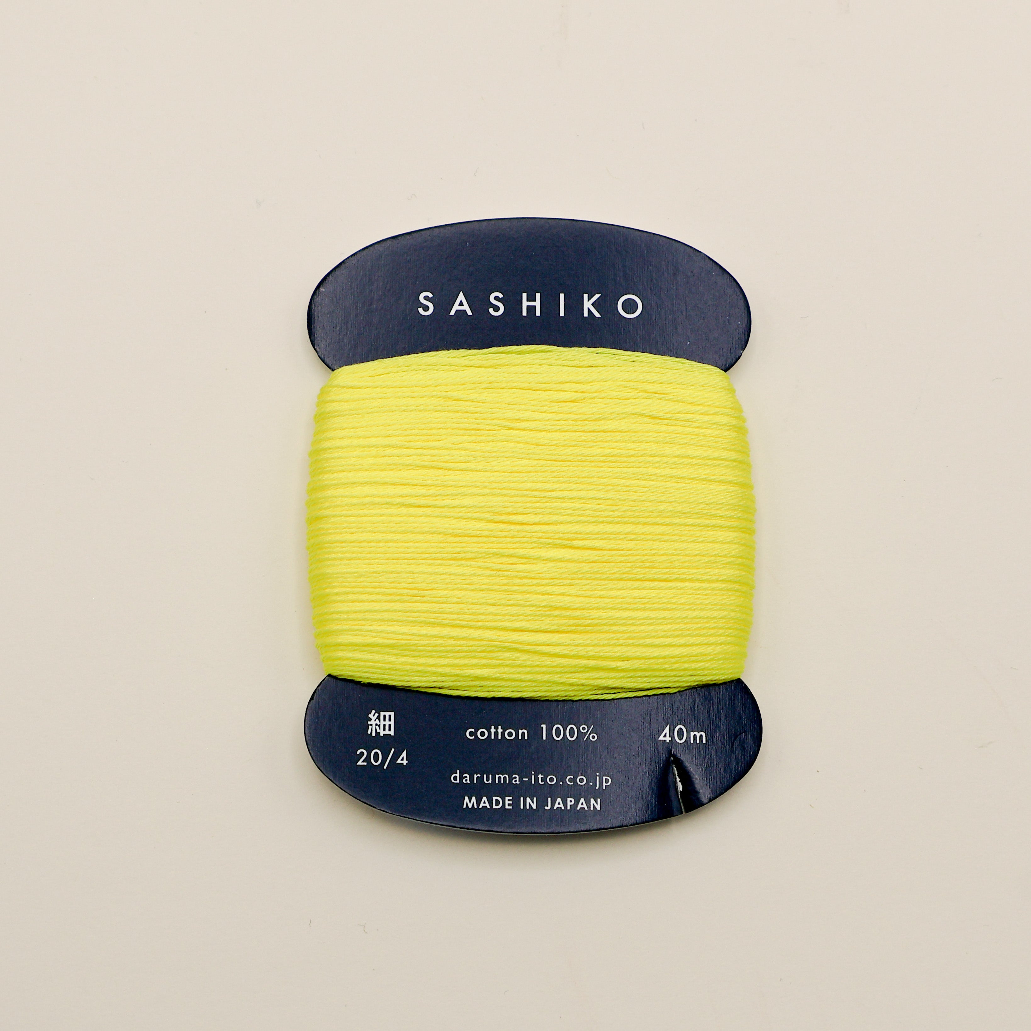 Sashiko tråd fra Daruma - Pang gul / 203