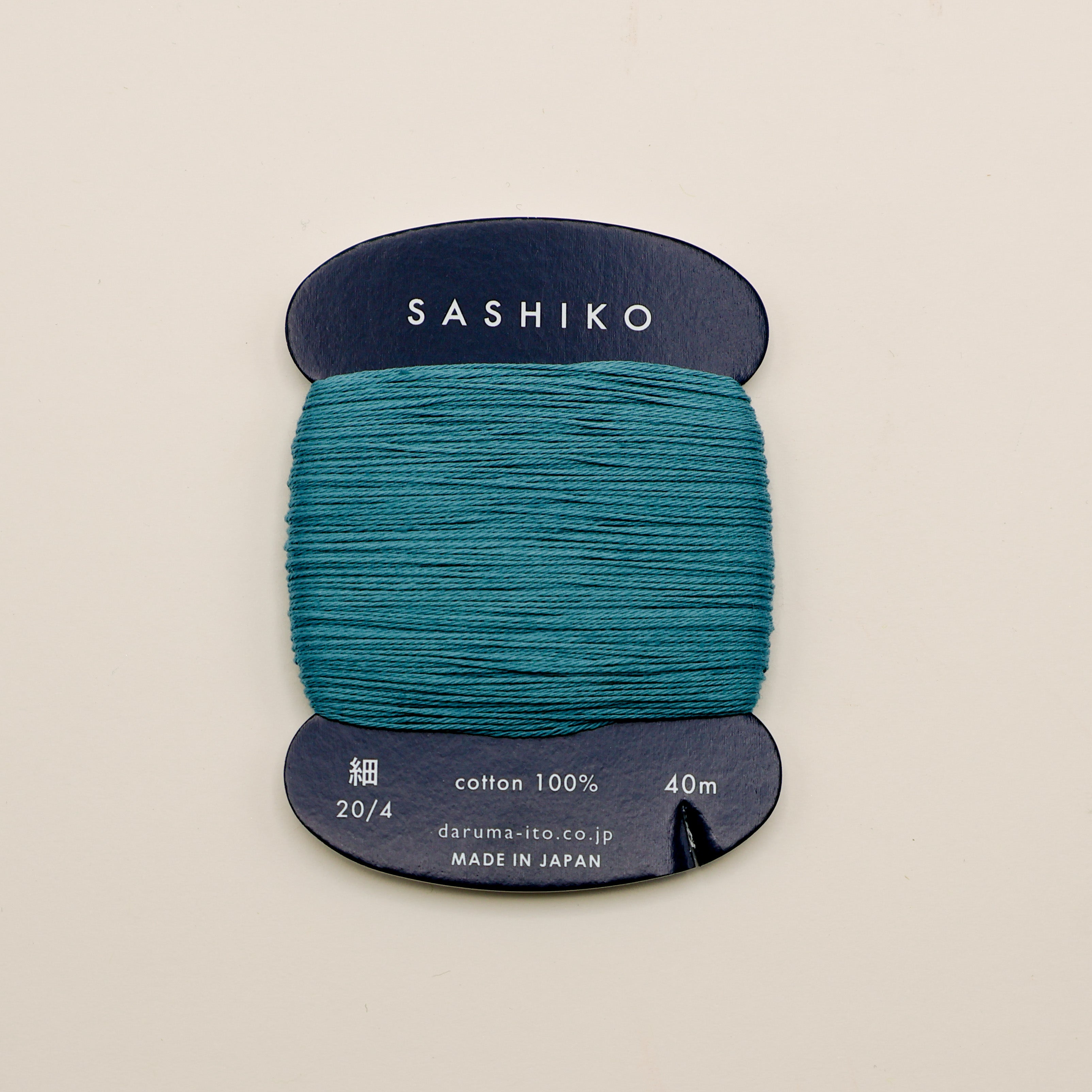 Sashiko tråd fra Daruma - Teal / 205