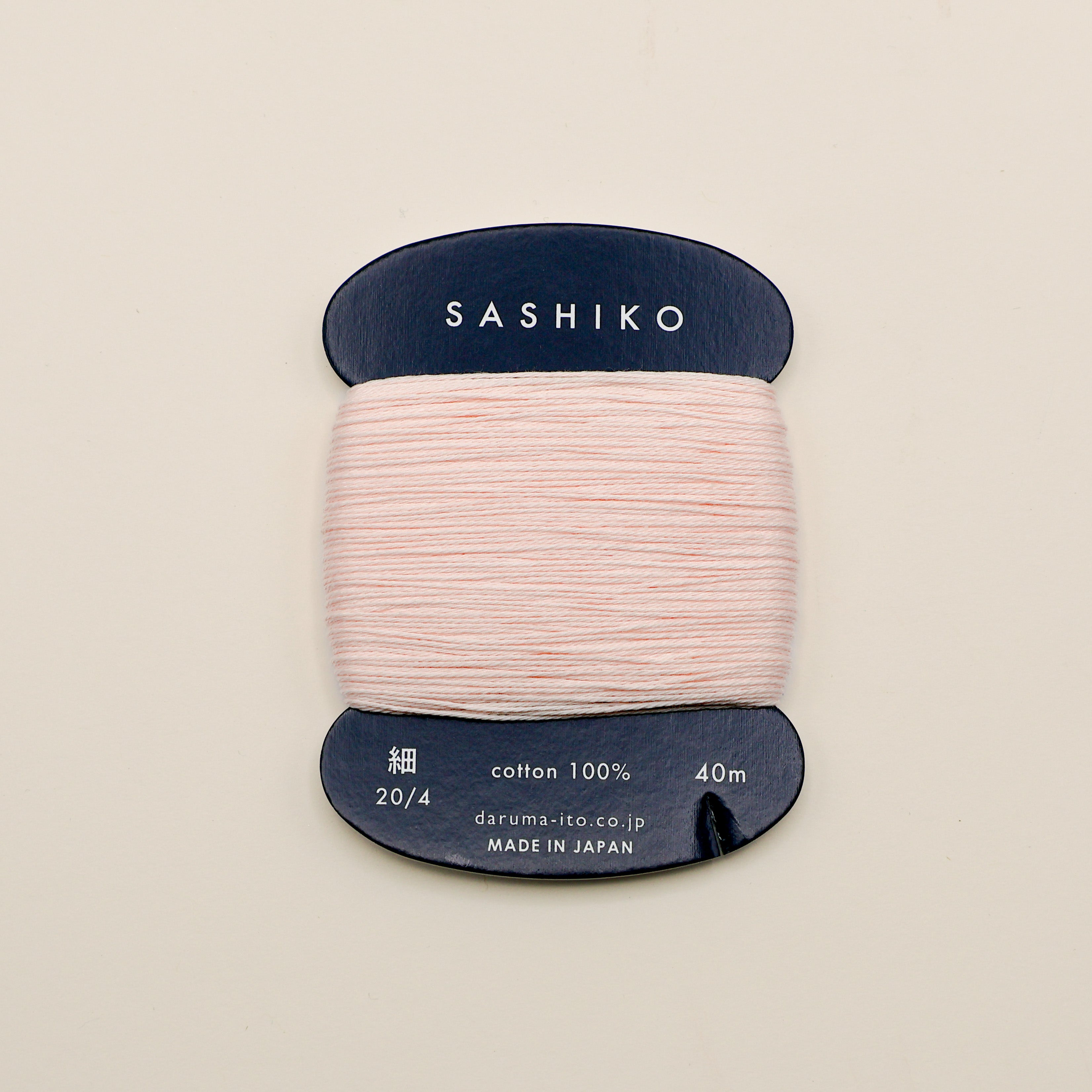 Sashiko tråd fra Daruma - Pastel lyserød / 209