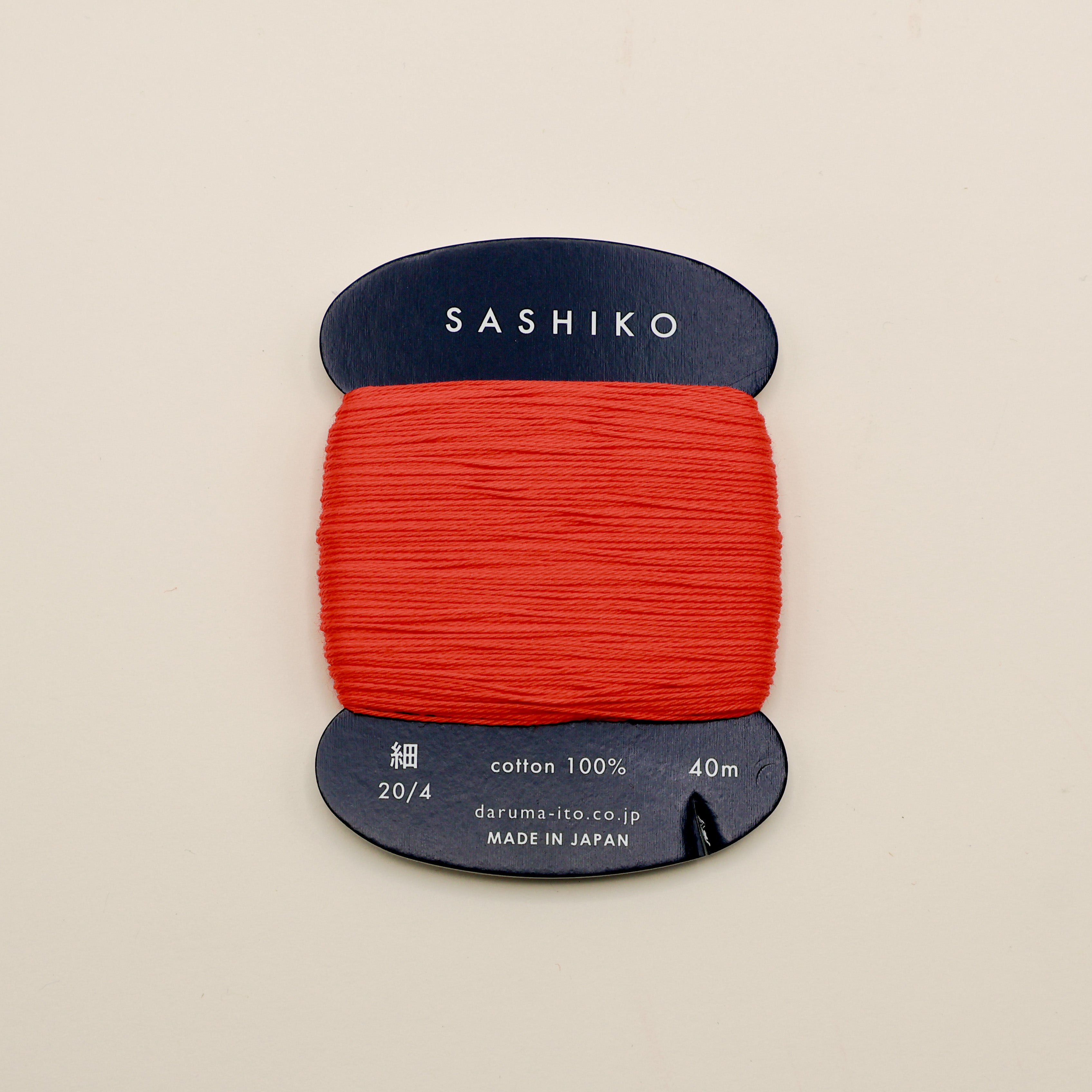 Sashiko tråd fra Daruma - Koral rød / 212