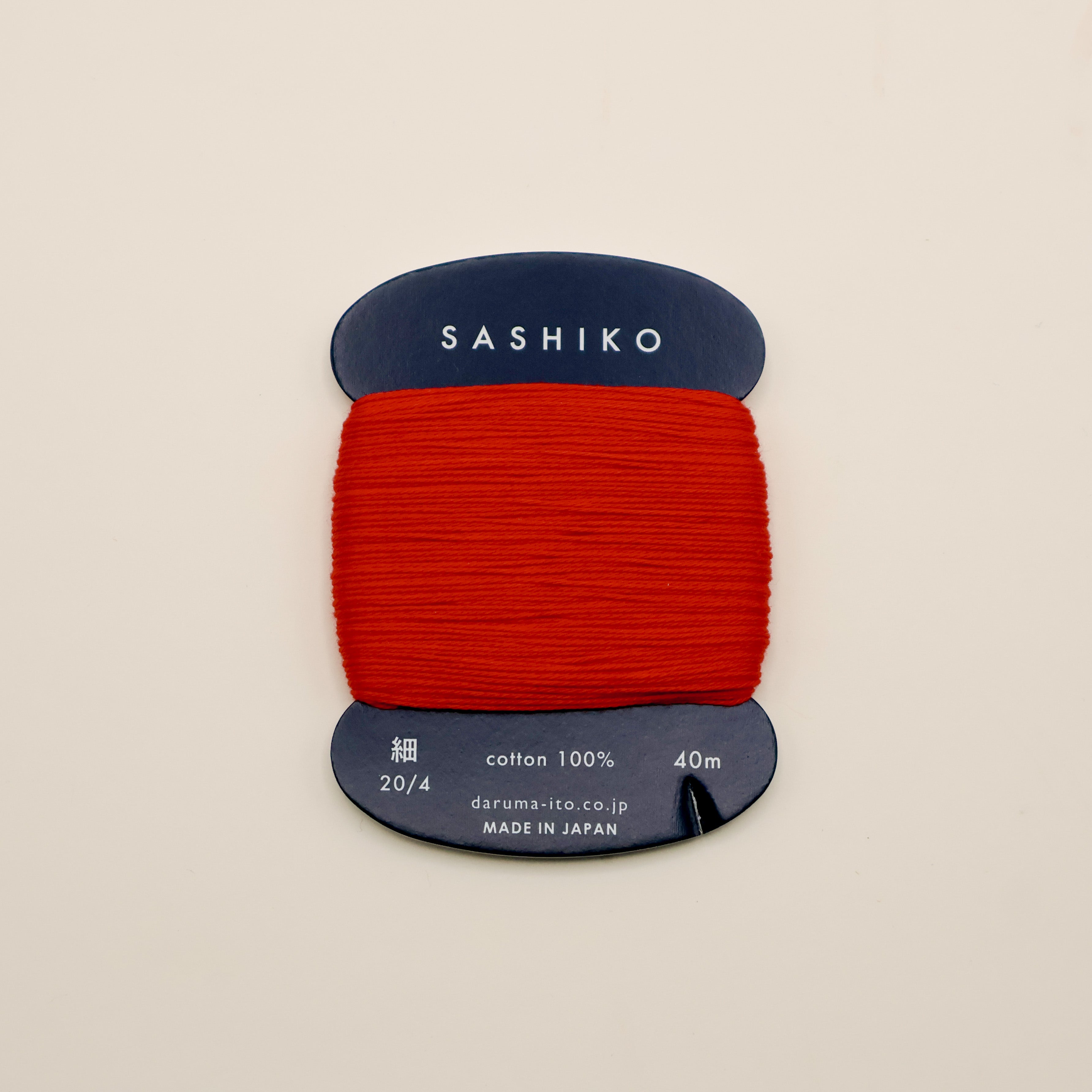 Sashiko tråd fra Daruma - Rød / 213
