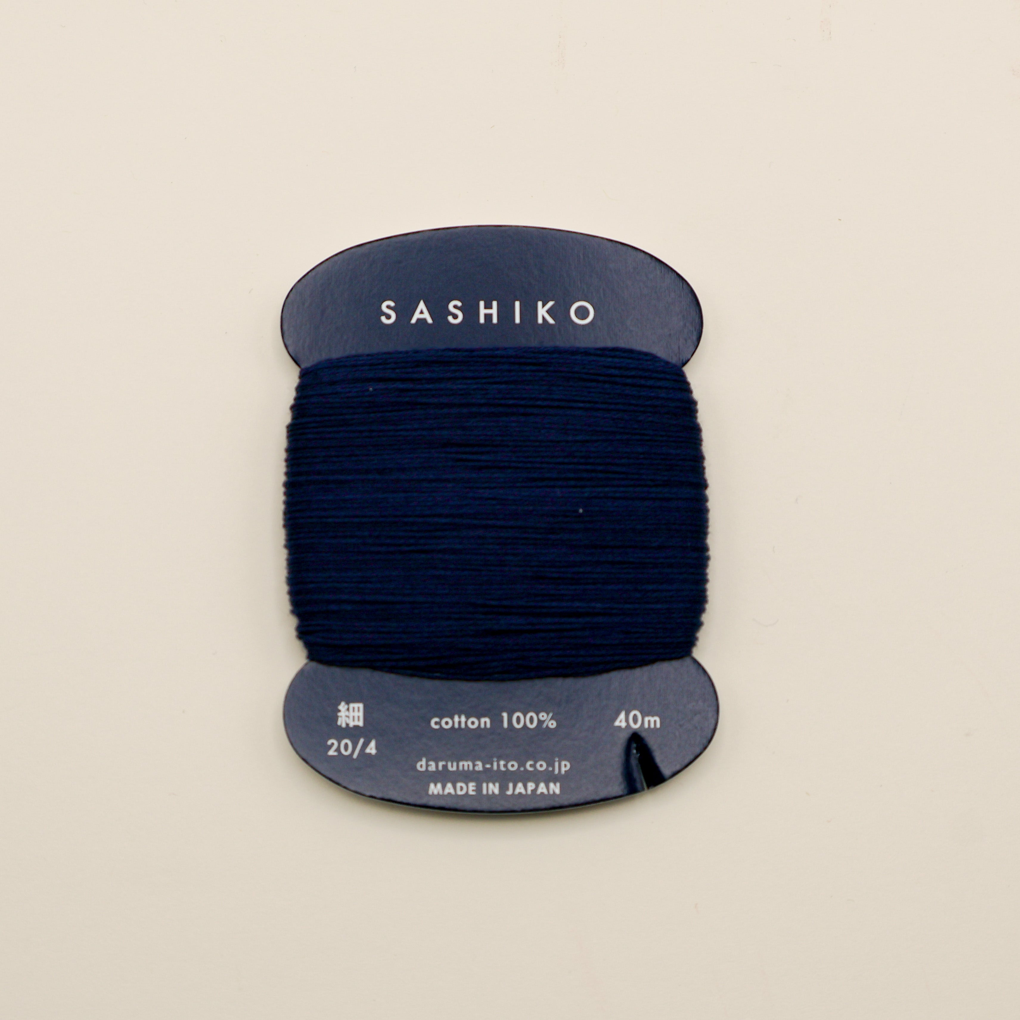 Sashiko tråd fra Daruma - Mørkeblå / 216