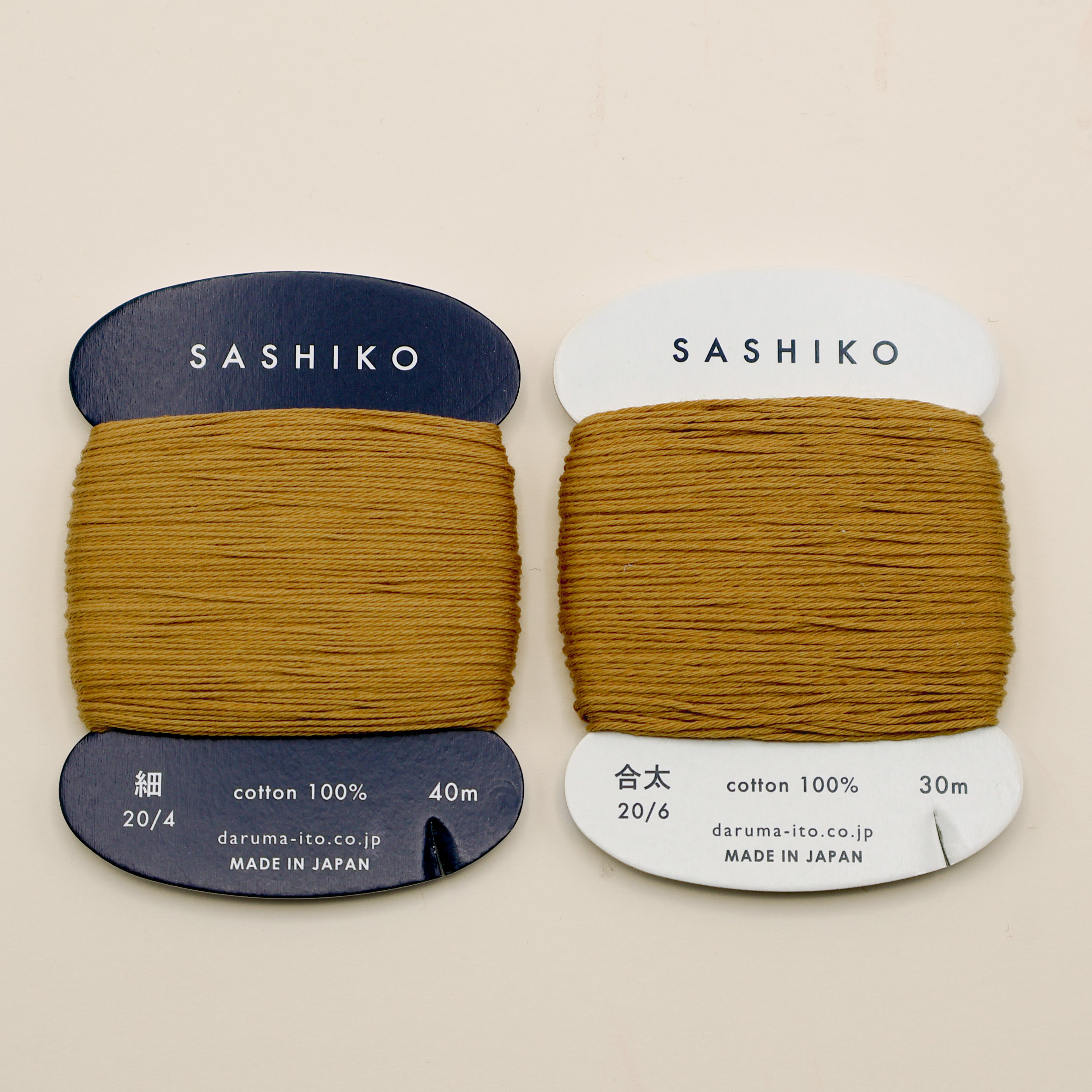 Sashiko tråd fra Daruma - Karry / 220