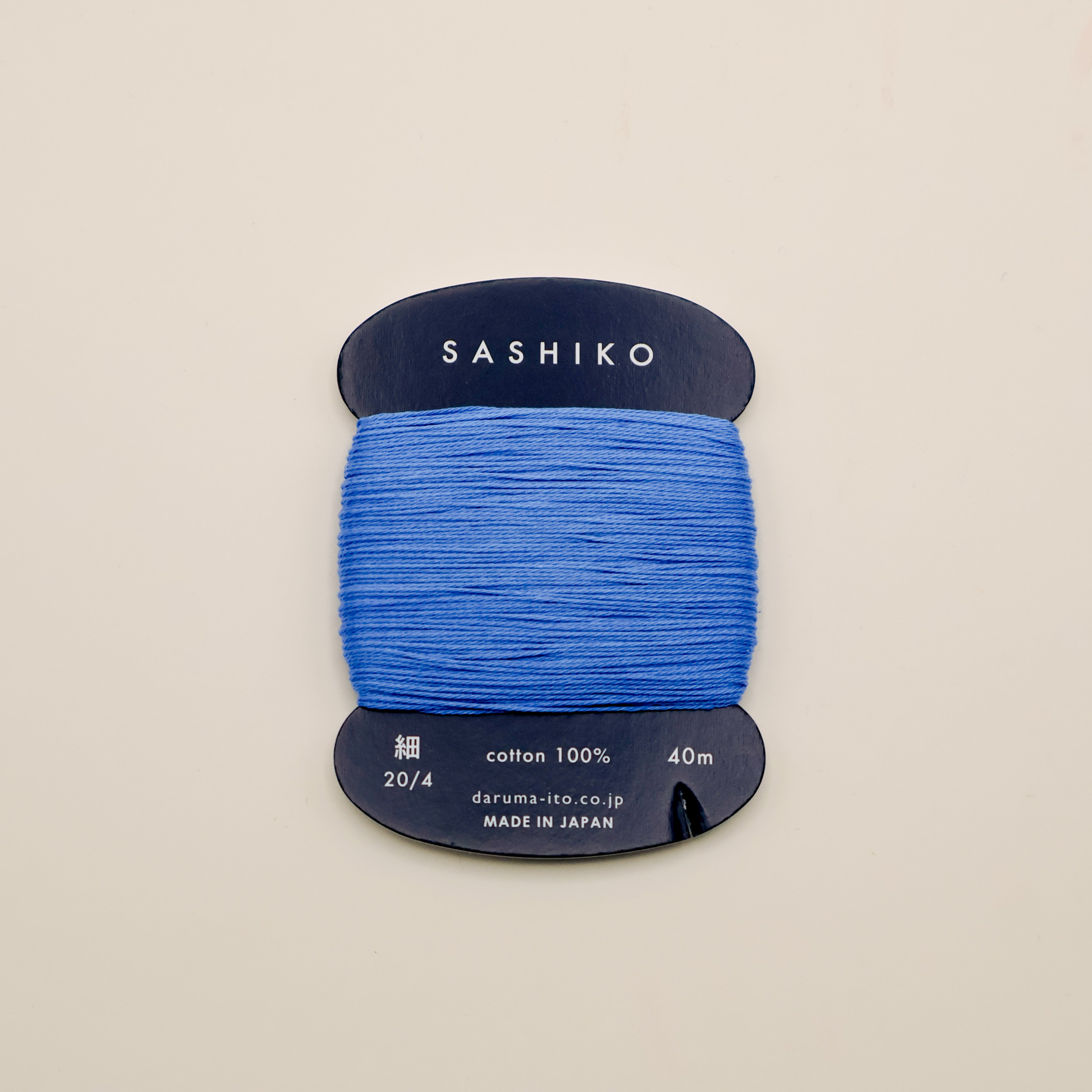 Sashiko tråd fra Daruma - Hav blå / 225