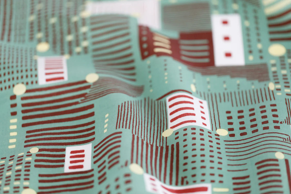 Japansk vægophæng: Furoshiki med Tokyo