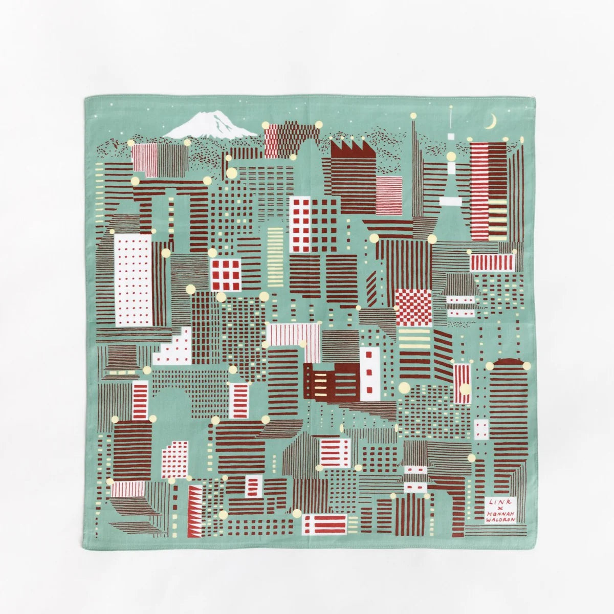 Japansk vægophæng: Furoshiki med Tokyo