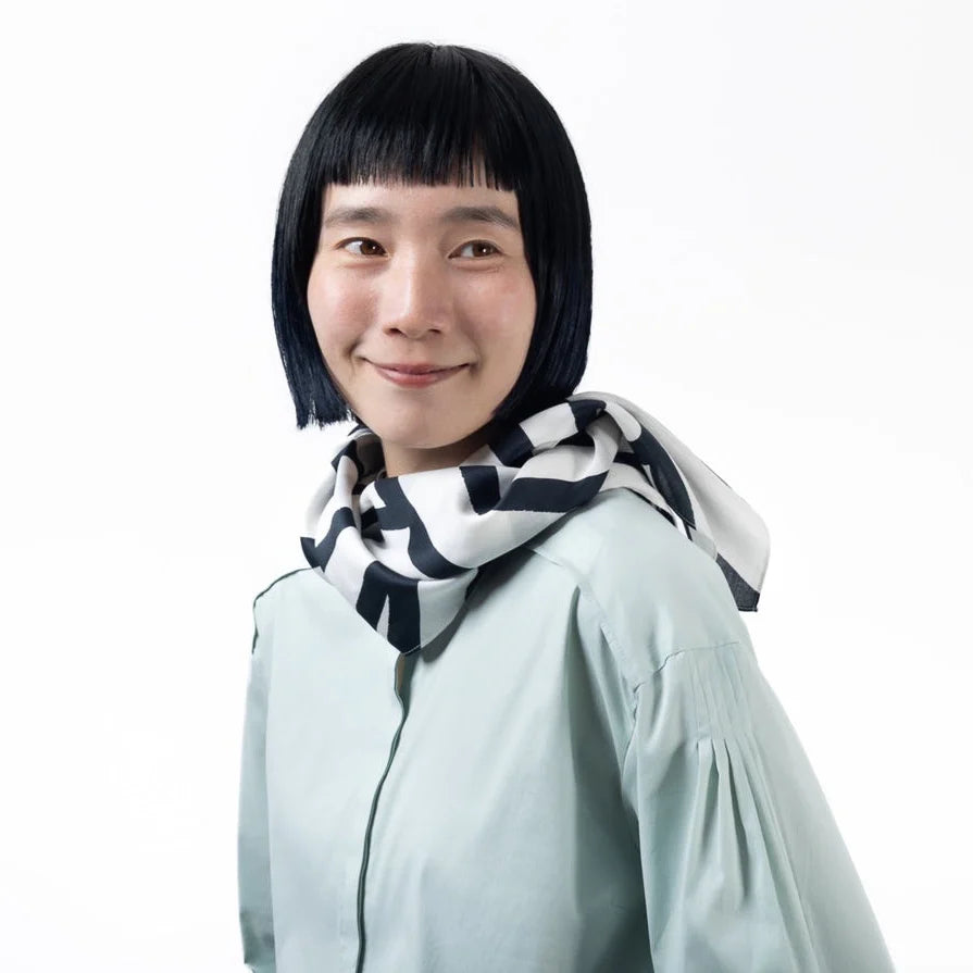 Japansk vægophæng: Furoshiki med midnats mørkeblå striber