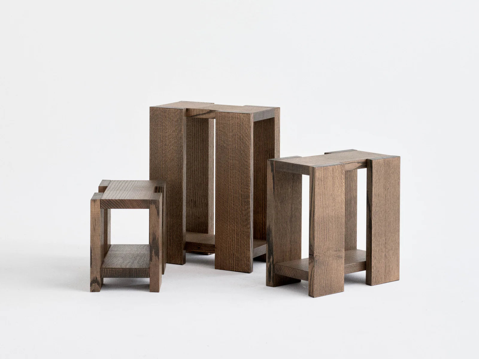 RYE - Etagére Side Table / Smoked