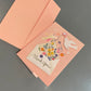 Japansk takkekort - kuvert fyldt med blomster