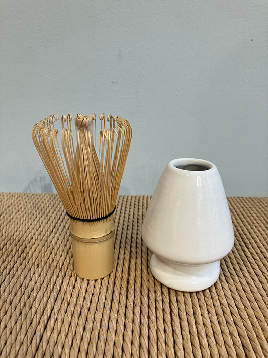 Matcha piskeris holder - hvid
