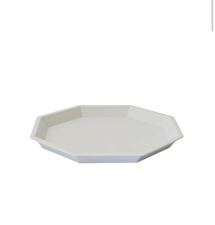 Arita - TY Anise Plate unglazed grey 220