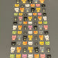 Klistermærker - multifarvede katte