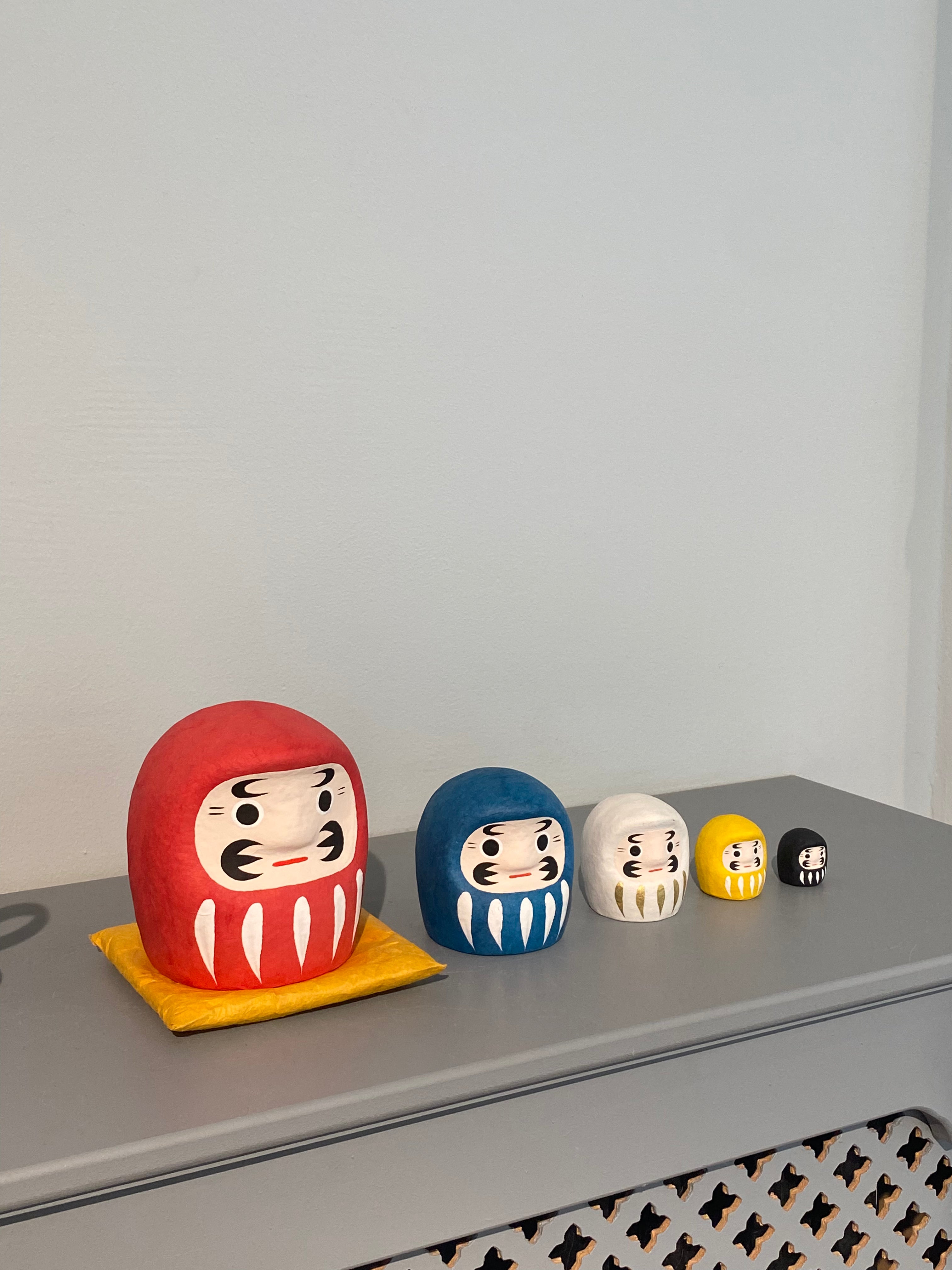 Daruma babushka in different colors