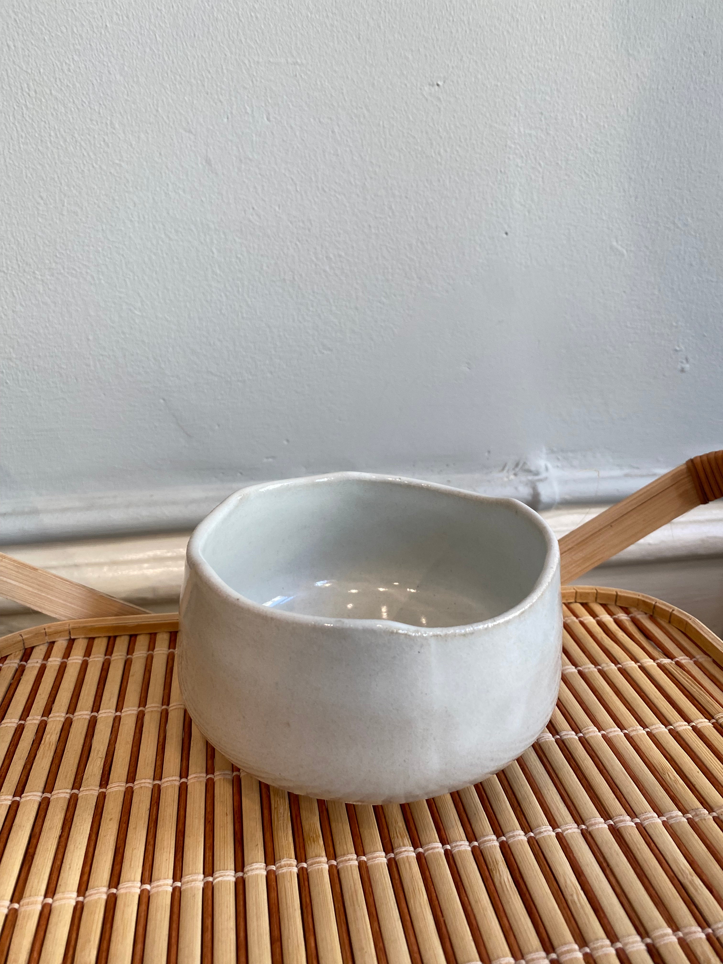 Grey-white Matcha bowl