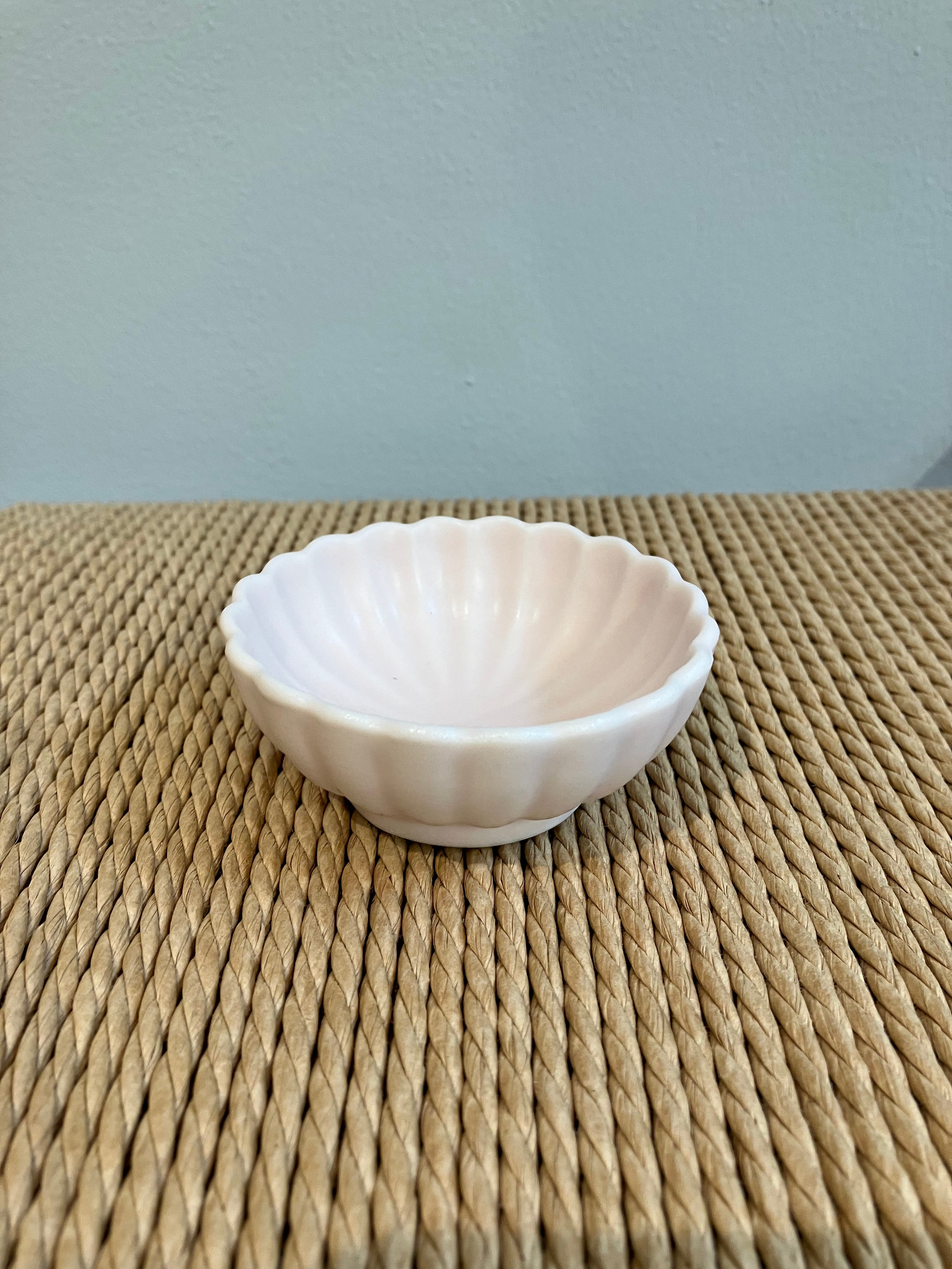 Small pink flower bowl