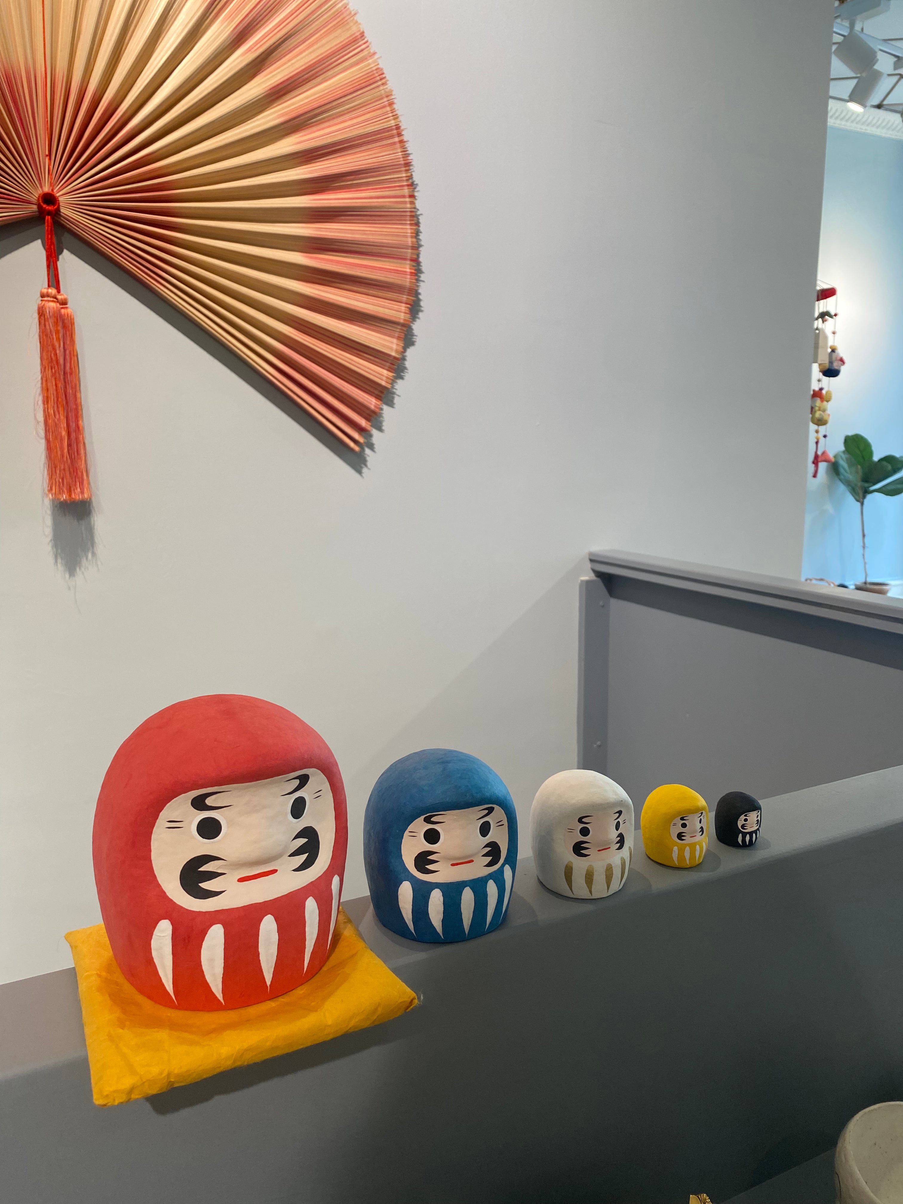 Daruma babushka in different colors