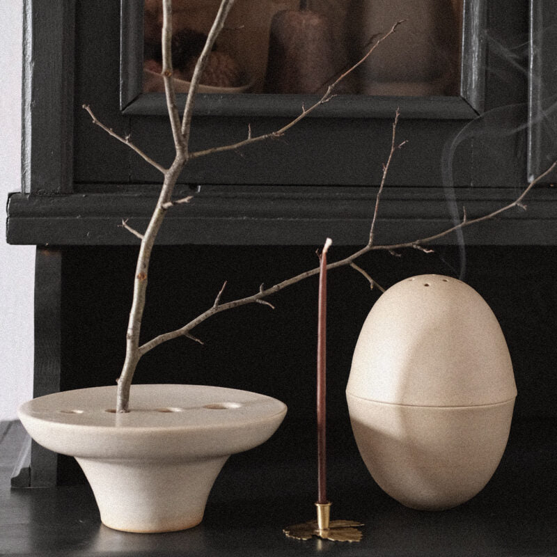 Håndlavet Kaika ikebana vase og lysestage