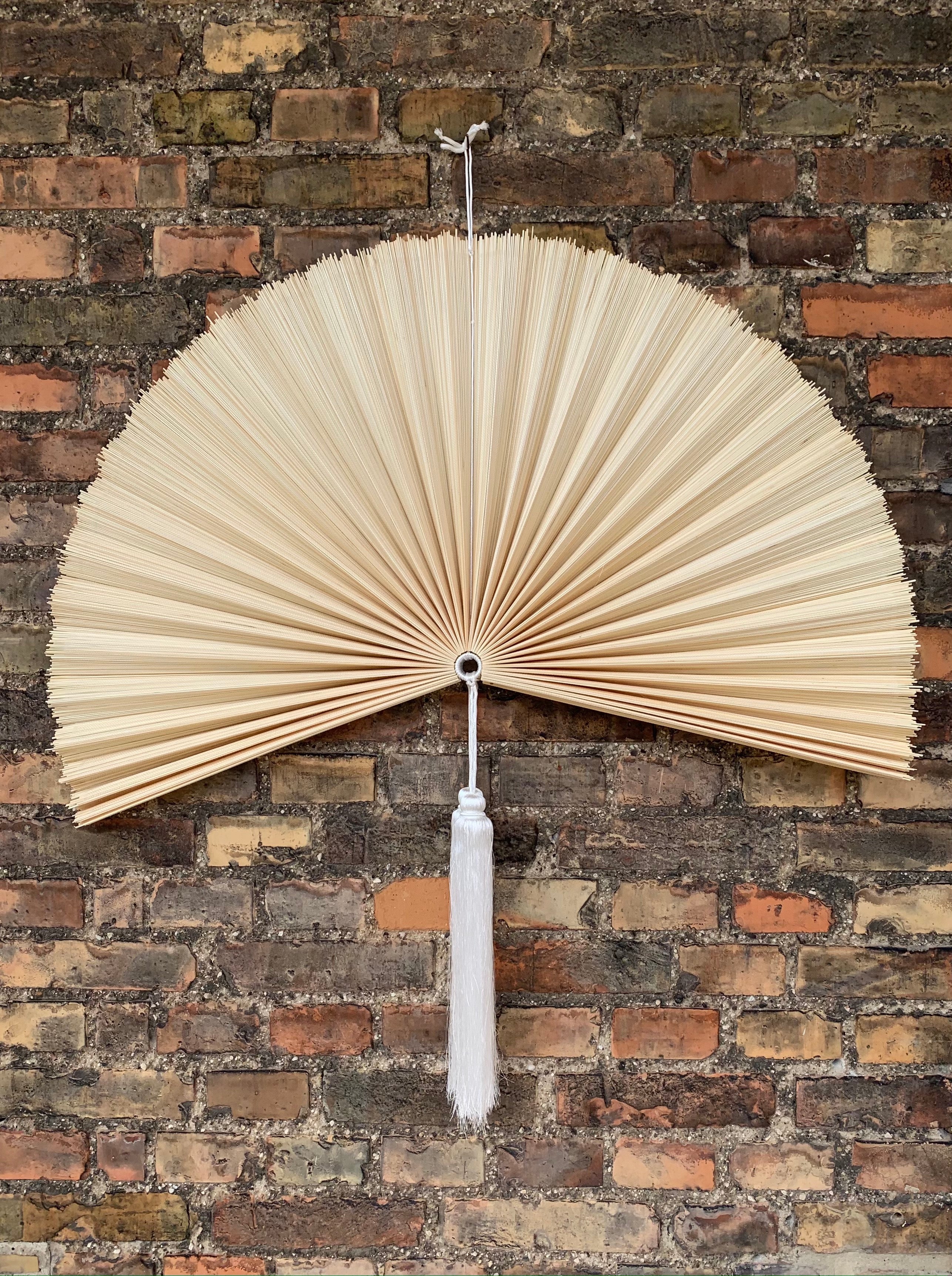 Yume fan - Natural and white