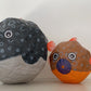 Japanske papirballoner: stor sort fisk