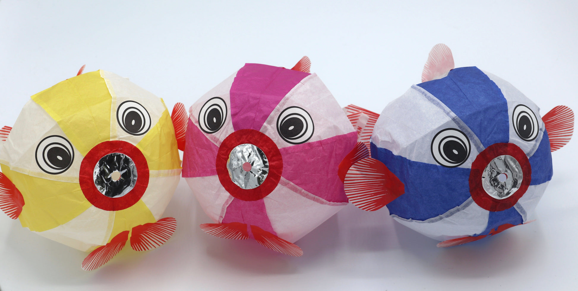 Papirballoner: stribede fisk - Sakura Copenhagen