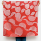Furoshiki med røde striber og prikker - Sakura Copenhagen